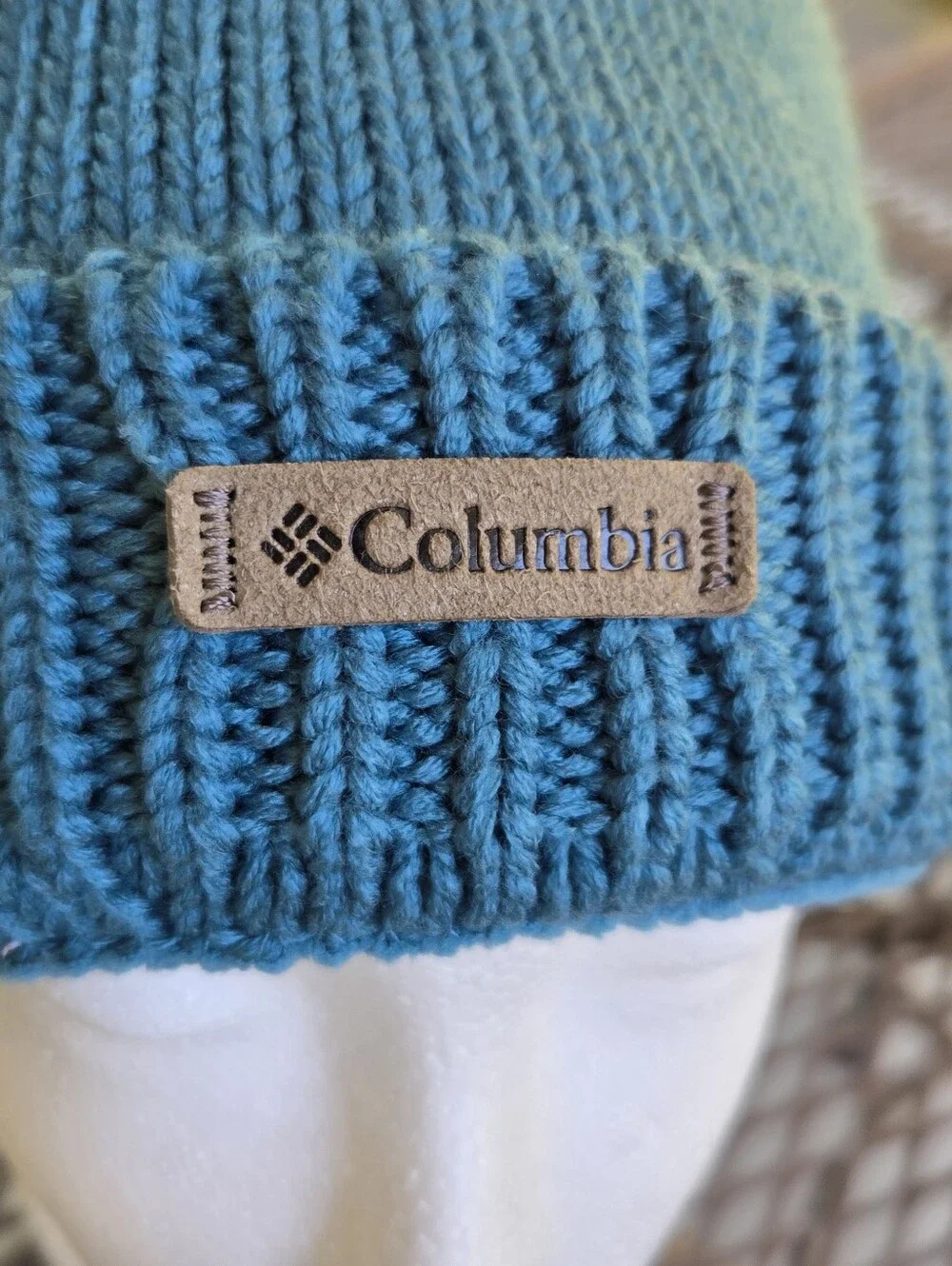 Columbia Kids Teal Knit Pom Beanie - Columbia - Picture 2 of 9